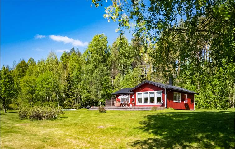 Ferienhaus für 4 Personen, mit Terrasse und Garten in Västerbotten
