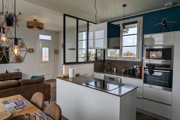 Appartement de vacances pour 6 personnes, avec Balcon ainsi que Terrasse et Vue