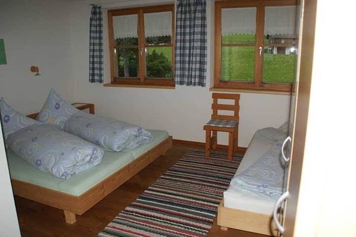 Gîte pour 3 personnes, avec jardin à Schoppernau