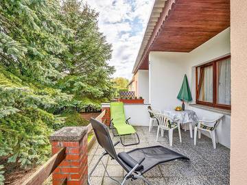 Ferienhaus für 4 Personen, mit Terrasse am Plauer See