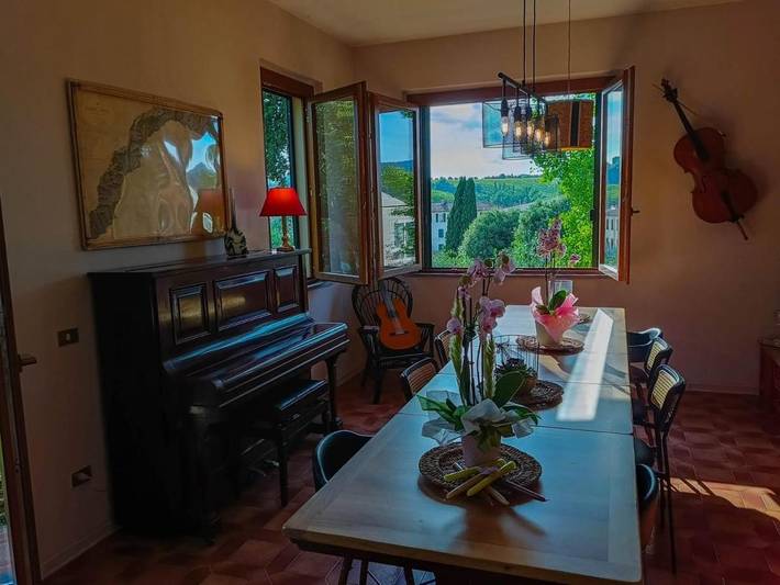 Casa vacanza per 2 persone, con Balcone e Terrazza nonché Giardino e Panorama a Montelupo Fiorentino