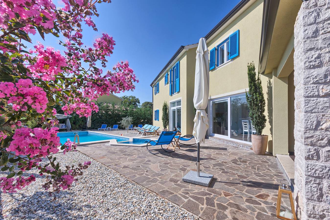 Willa dla 14 osób z balkon/ taras in Žminj, Środkowa Istria