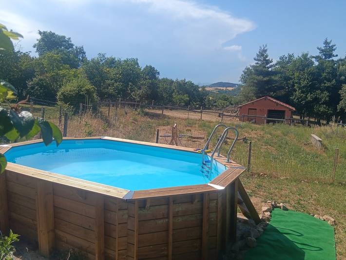 Gîte pour 4 personnes, avec Jardin et Bassin pour enfant