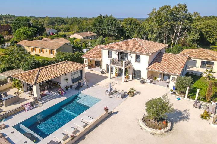 Maison de vacances pour 8 personnes, avec jacuzzi et jardin