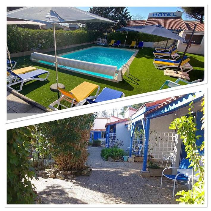 Hôtel pour 3 personnes, avec piscine et terrasse