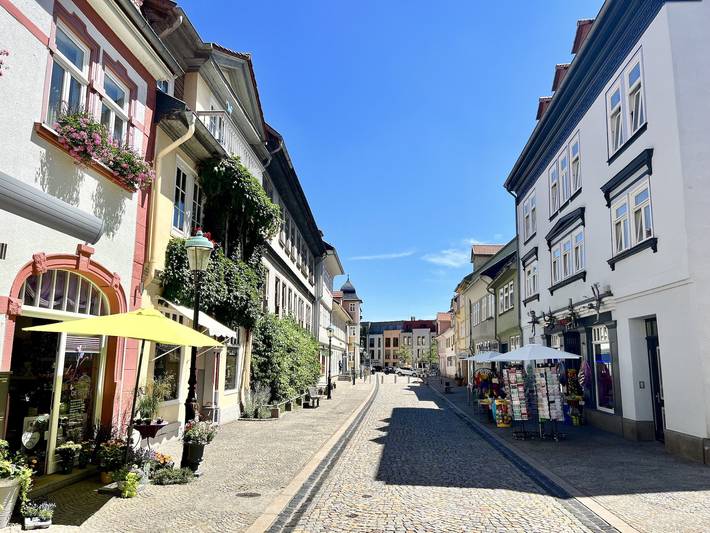 Ganze Ferienwohnung, City & Business Appartements Arnstadt - Zim 1, City Appartement ,40m²,komb.Wohn-Schlafraum,Küche,Bad mit Dusche,1.Og in Arnstadt (Thüringen), Arnstadt
