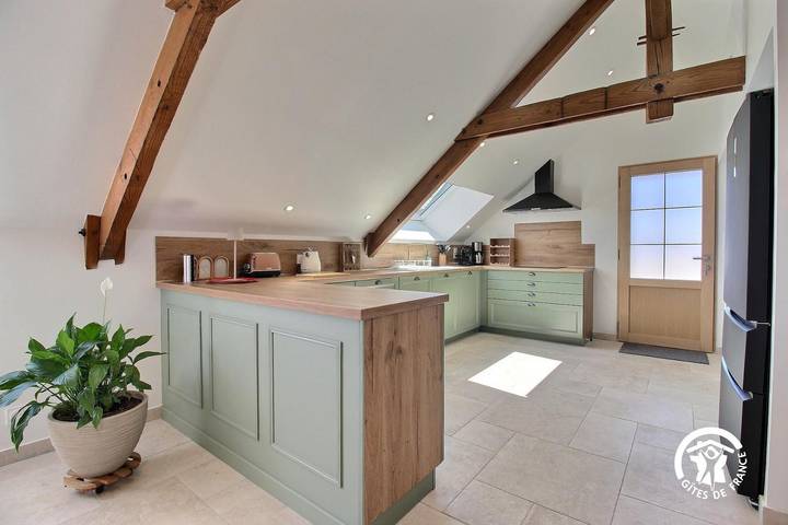 Gîte pour 8 personnes, avec jardin et vue à Mauron - 4