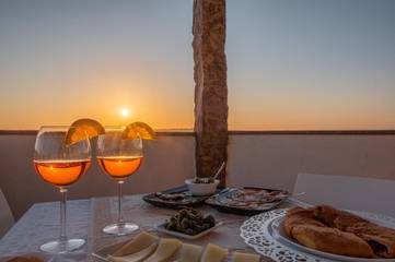 Gîte pour 3 personnes, avec vue et balcon dans Calasetta