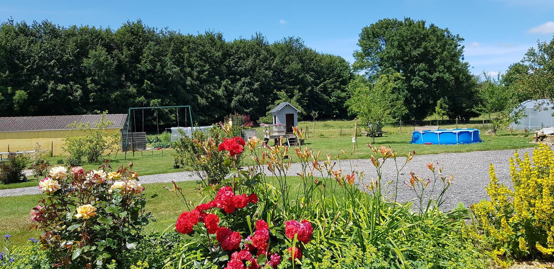 Alojamiento y desayuno para 3 personas con terraza in Vieux-Manoir, Región de Rouen