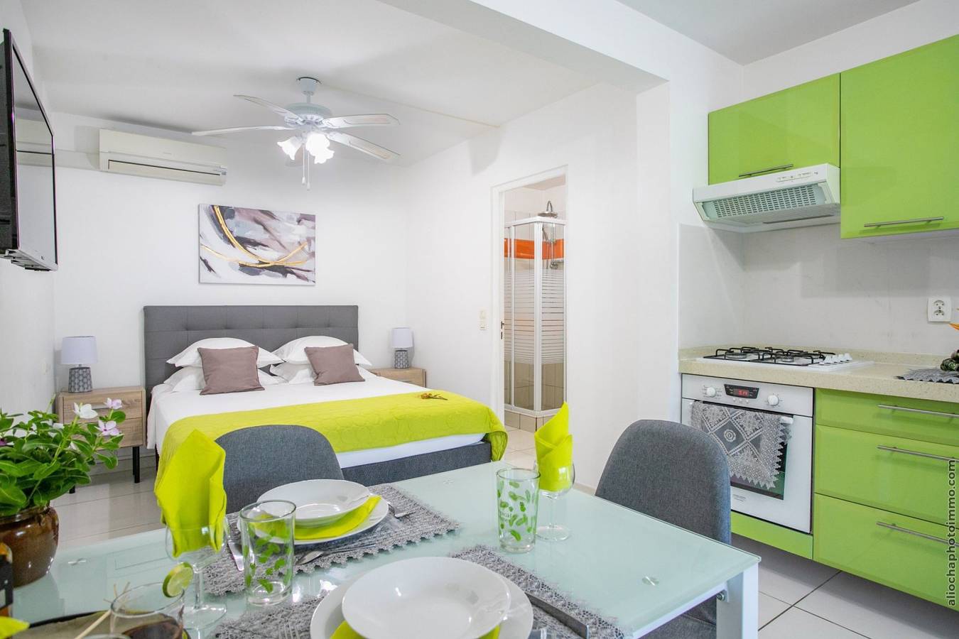 Studio entier, Studio Anis au "Refuge de Madiana" à Schœlcher in Schœlcher, Martinique