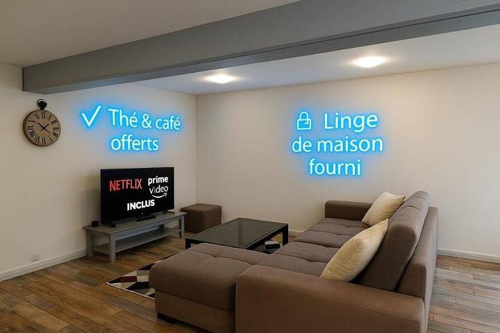 Location de vacances pour 6 personnes, avec jardin, animaux acceptés à Trosly-Breuil