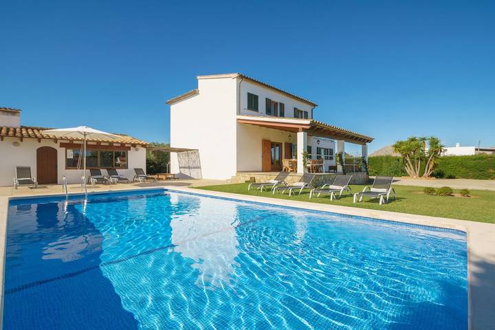 Finca für 8 Personen, mit Pool und Terrasse sowie Garten, kinderfreundlich in Port de Pollença - 3