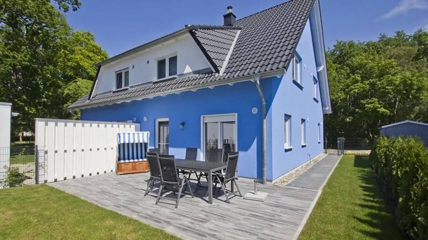 Ferienhaus für 6 Personen, mit Terrasse und Garten