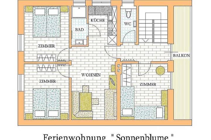 Agriturismo für 7 Personen, mit Garten - 1