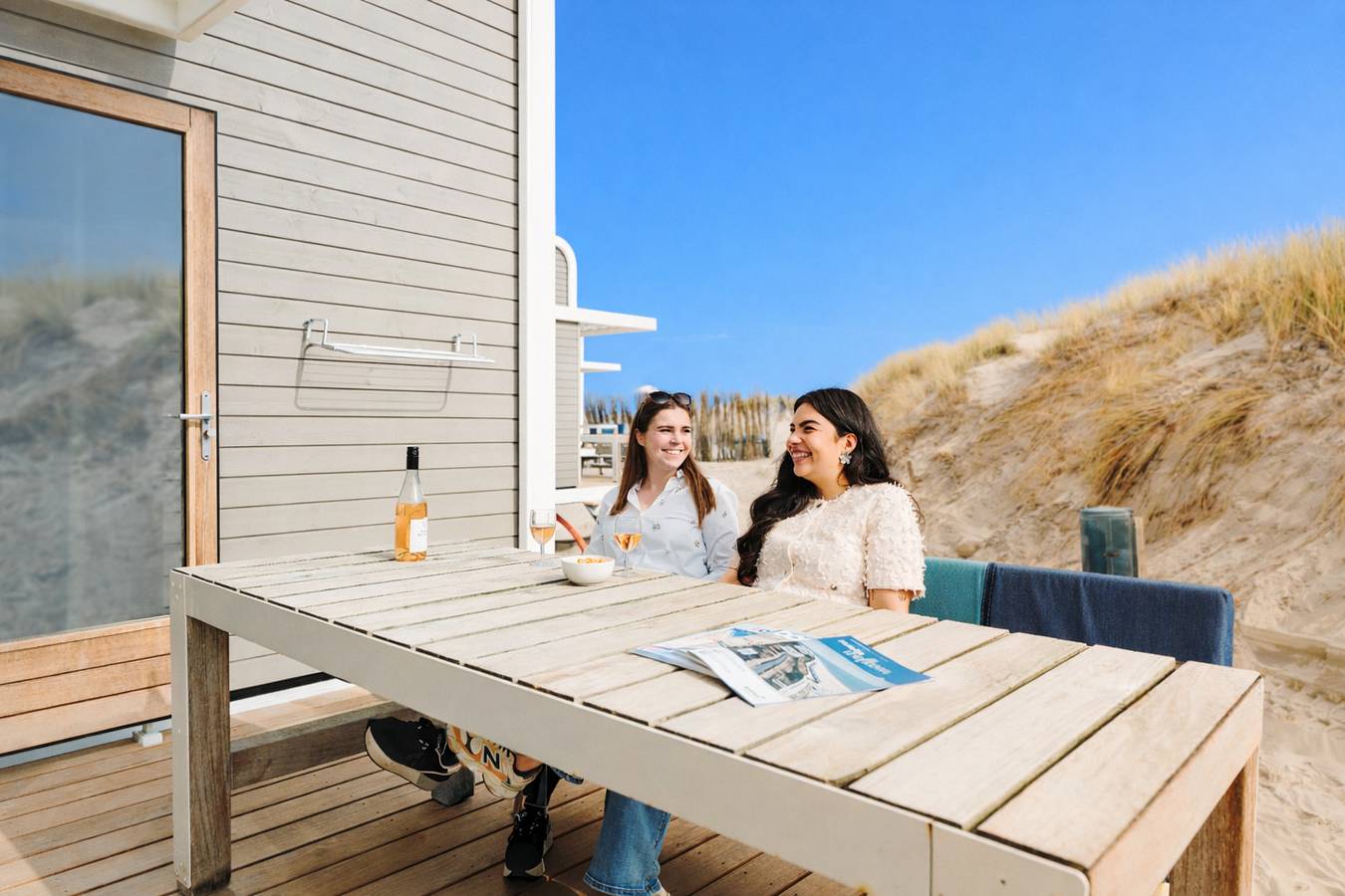Strandweelde — Strandhäuschen in Nieuwvliet, Zeeuwse Kust