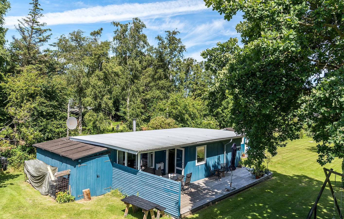 Vakantiehuis voor 4 personen met terras in Samsø