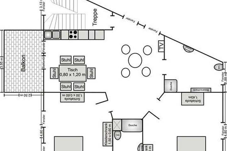 Bed and breakfast para 4 pessoas, com jardim - 1