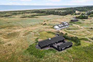 Ferienhaus mit Meerblick für 6 Personen, mit Terrasse und Garten in Dänemark an der Nordsee