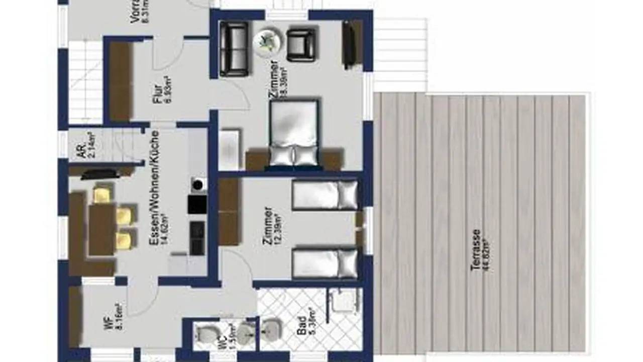 Appartement de vacances entier, Appartement de vacances pour 6 personnes avec sauna in Schruns, Schruns-Tschagguns