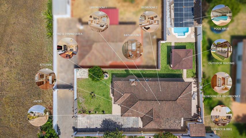 Chalet para 6 personas, con Jardín y Piscina en Provincia de Cádiz - 2