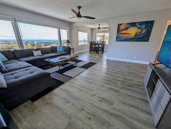 Vacation rental for 8 people, with terrace and yard on Oahu