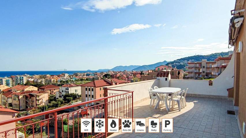 Appartamento vacanze per 4 persone, con terrazza e panorama, con animali domestici - 1