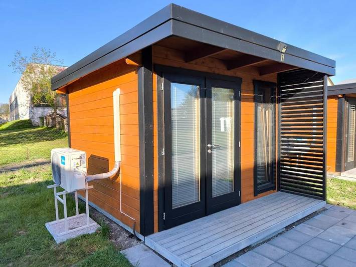 Kemping dla 4 osób, z taras i sauna oraz ogród w Estonia