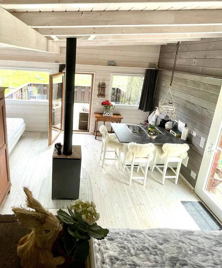 Chambre d’hôte pour 5 personnes, avec jardin