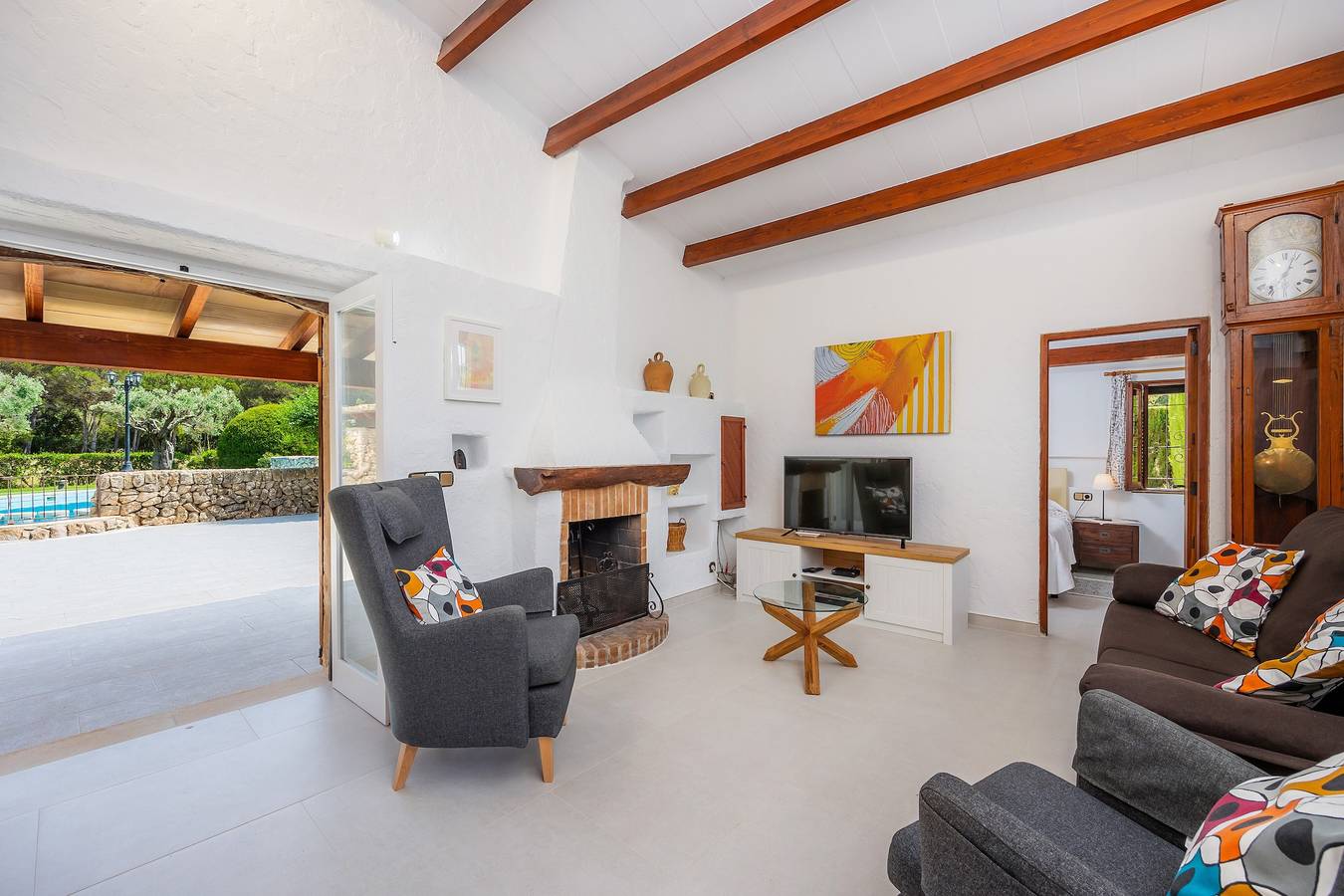 Villa "La Fortaleza" mit Bergblick, privatem Pool und Wlan in Port de Pollença, Pollença