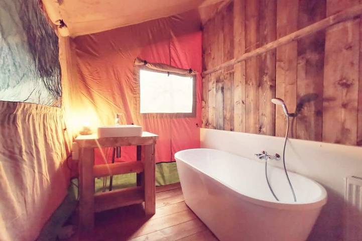 Outdoors Holten - Glamping tent bad in Holten, Twente
