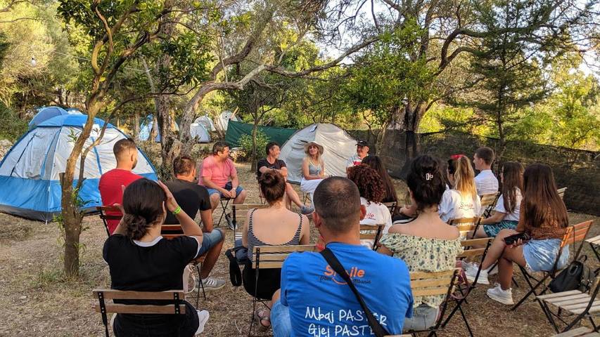Campeggio per 2 persone, con giardino e panorama, con animali domestici in Albania
