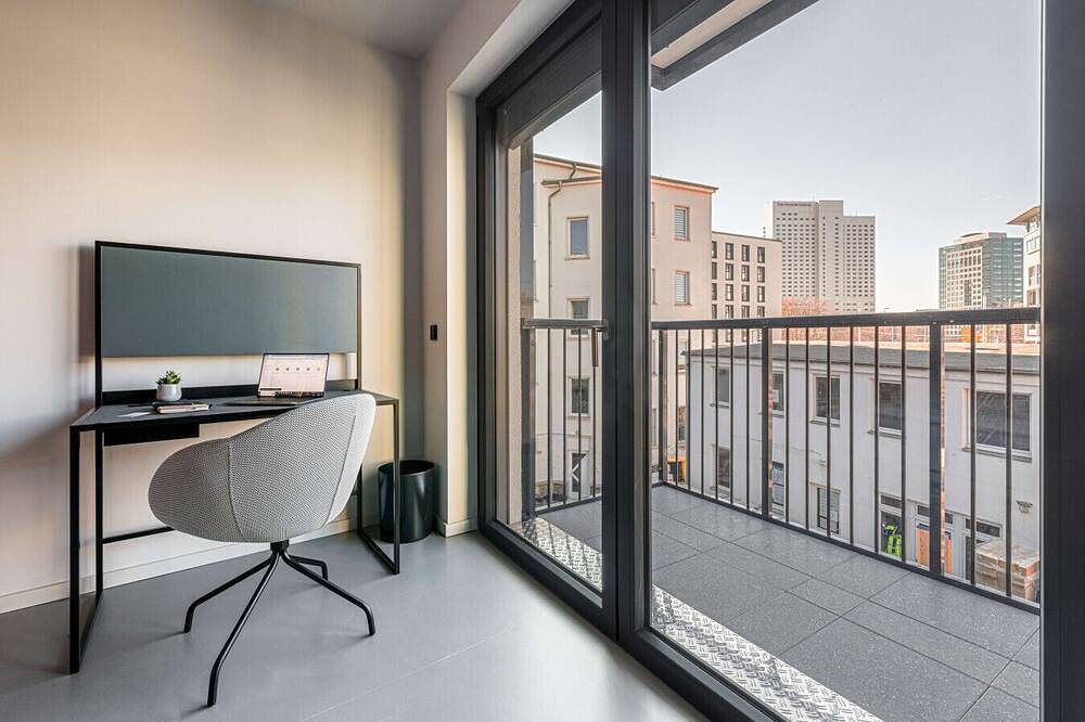 Apartamento entero, Arbio I Yuma Studio M Balcony Leipzig Hauptbahnhof in Leipzig Mitte, Leipzig
