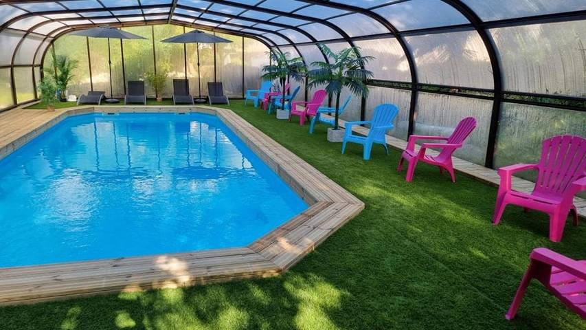Gîte pour 8 personnes, avec jardin et piscine dans Cadre Noir de Saumur