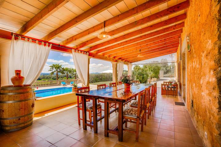 Finca für 8 Personen, mit Garten und Terrasse in Lloret de Vistalegre - 4