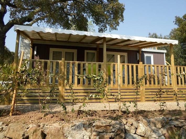 Domaine De La Bergerie - Mobilheim 4 personen - Privilège Solarium - 2 Schlafzimmer - 4 Personen in Roquebrune-sur-Argens, Mittelmeerküste (Frankreich)