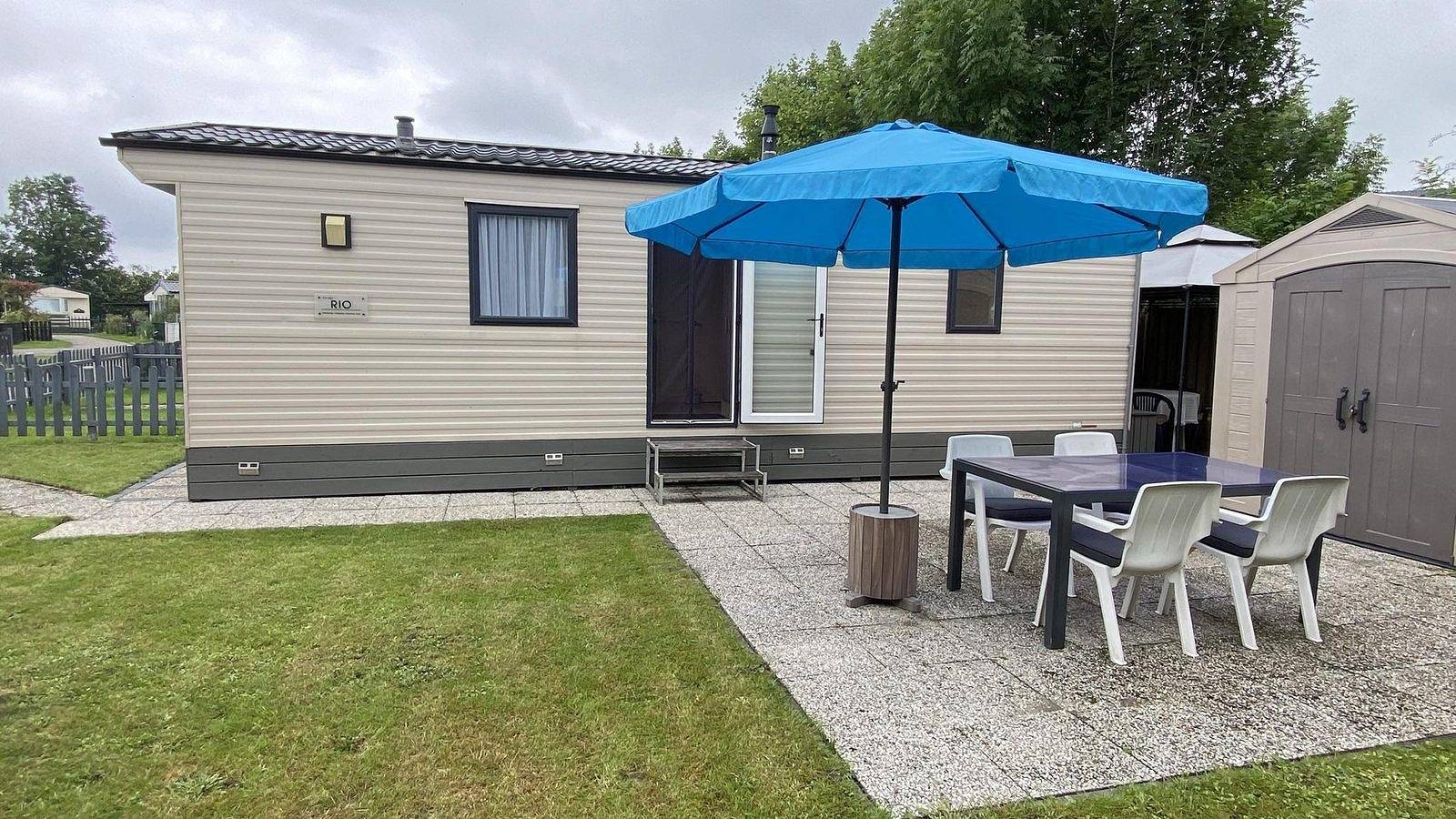 Vakantie Zeeland — Vz1031 Stacaravan in Wemeldinge in Niederländische Nordsee