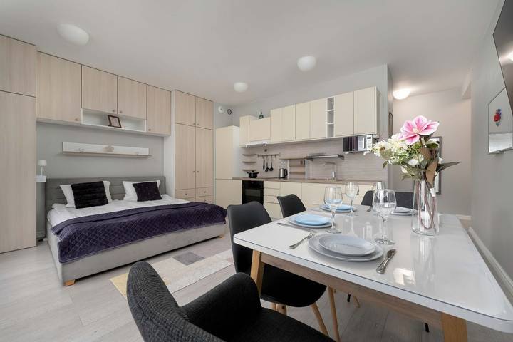 Studio für 2 Personen, mit Balkon/Terrasse, mit Haustier in Breslau - 2