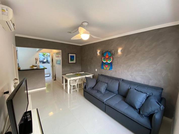 Casas e apartamentos de temporada para 5 pessoas, com vista e jardim em Toninhas Ubatuba