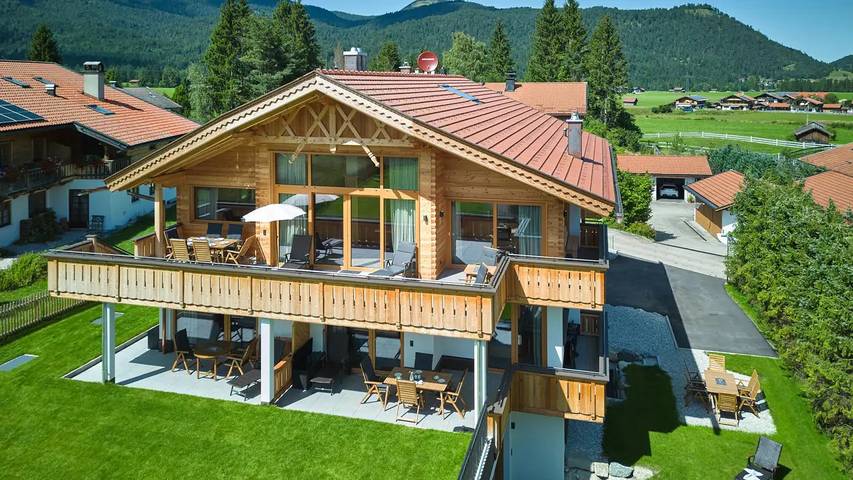 Ferienwohnung für 4 Personen, mit Balkon in Krün - 2
