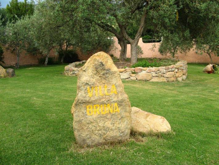 Villa Bruna mit Meer- und Bergblick, Garten in Solanas, Comune di Sinnai