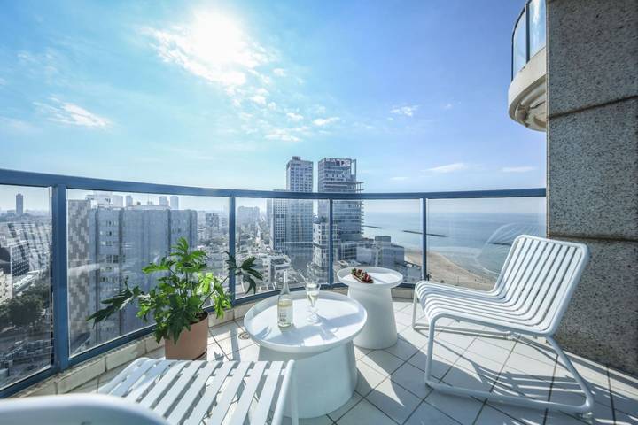 Appartement de vacances pour 5 personnes, avec balcon à Tel Aviv