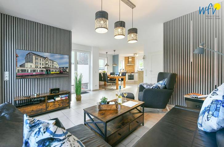 Ferienwohnung für 6 Personen, mit Terrasse und Garten auf Borkum