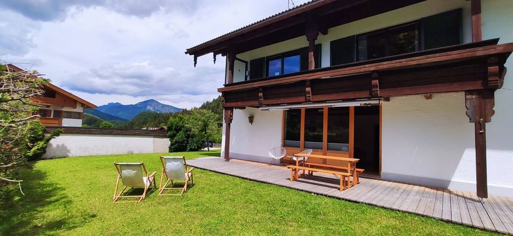 Ferienwohnung für 4 Personen, mit Terrasse und Sauna in Unterwössen