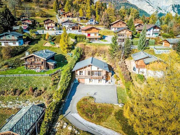 Chalet für 8 Personen, mit Garten in Leytron