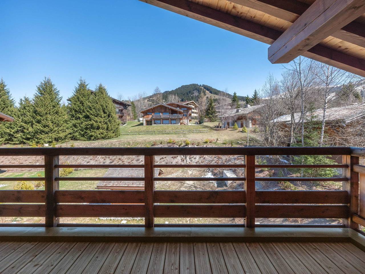 Appartement entier, Appartement de vacances pour 6 personnes avec balcon/terrasse in Megève, Pays du Mont-Blanc