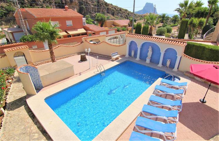 Chalet para 6 personas, con balcón y jardín en Calpe