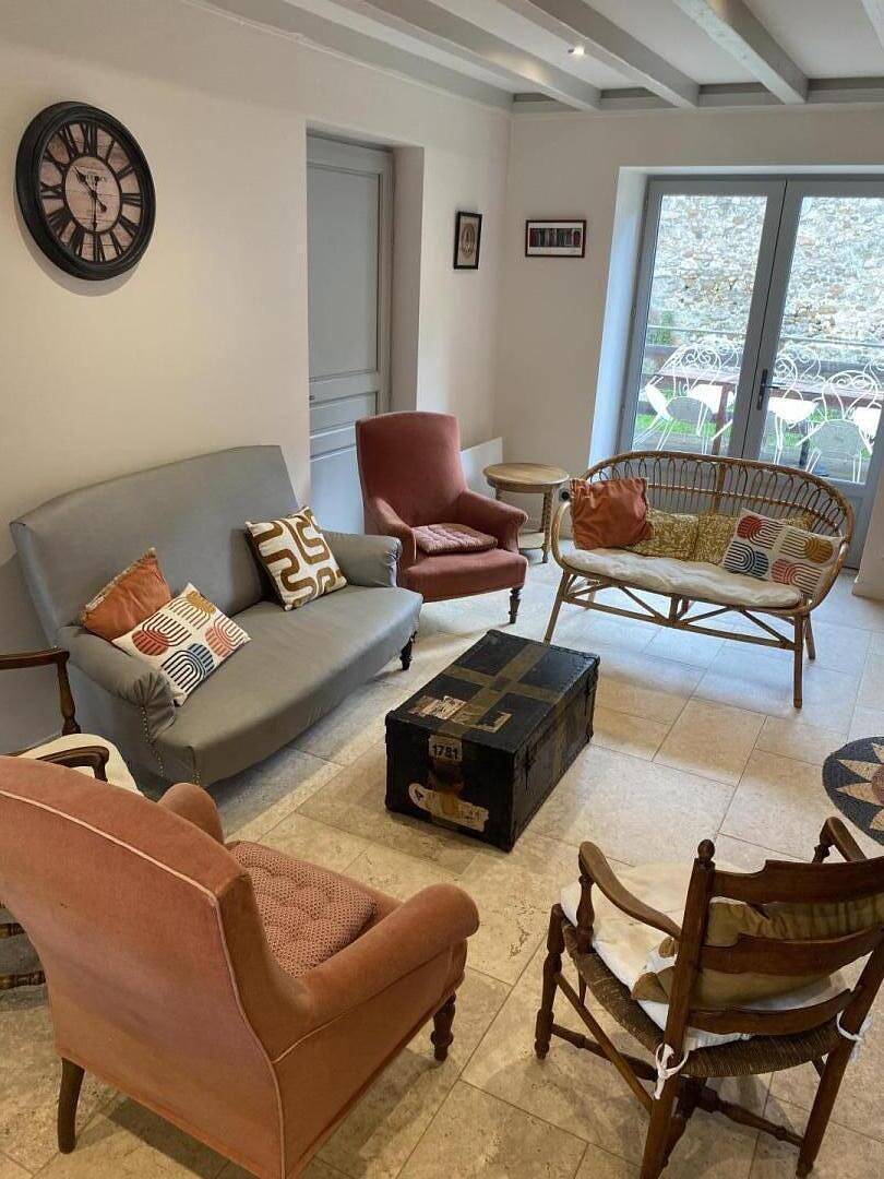 Gîte per 8 persone con terrazza in Cercié, Beaujolais