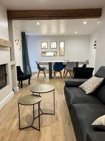Gîte pour 8 personnes, avec balcon ainsi que jardin et vue à Livet-et-Gavet