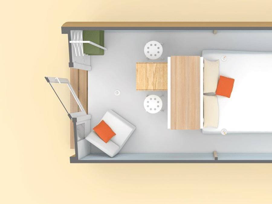 Camping Crin Blanc - Bungalowzelt 2 personen - Coco Sweet 2 Personen - 1 Schlafzimmer, ohne Sanitäranlagen, nicht klimatisiert in Arles, Arles und Umgebung