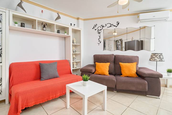 Entire studio, Deluxe El Faro Studio Apartment with Sea Views and Shared Pool in Torrox Costa, Torrox